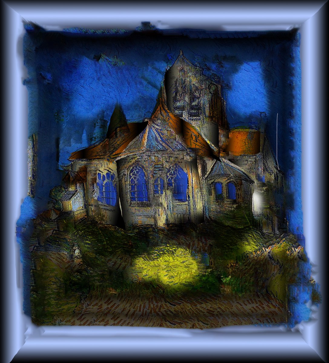 humansbleedbett's tweet photo. I have just collected "Church at auvers" by nuv1914 on @objktcom https://t.co/Js2uQOSwIE