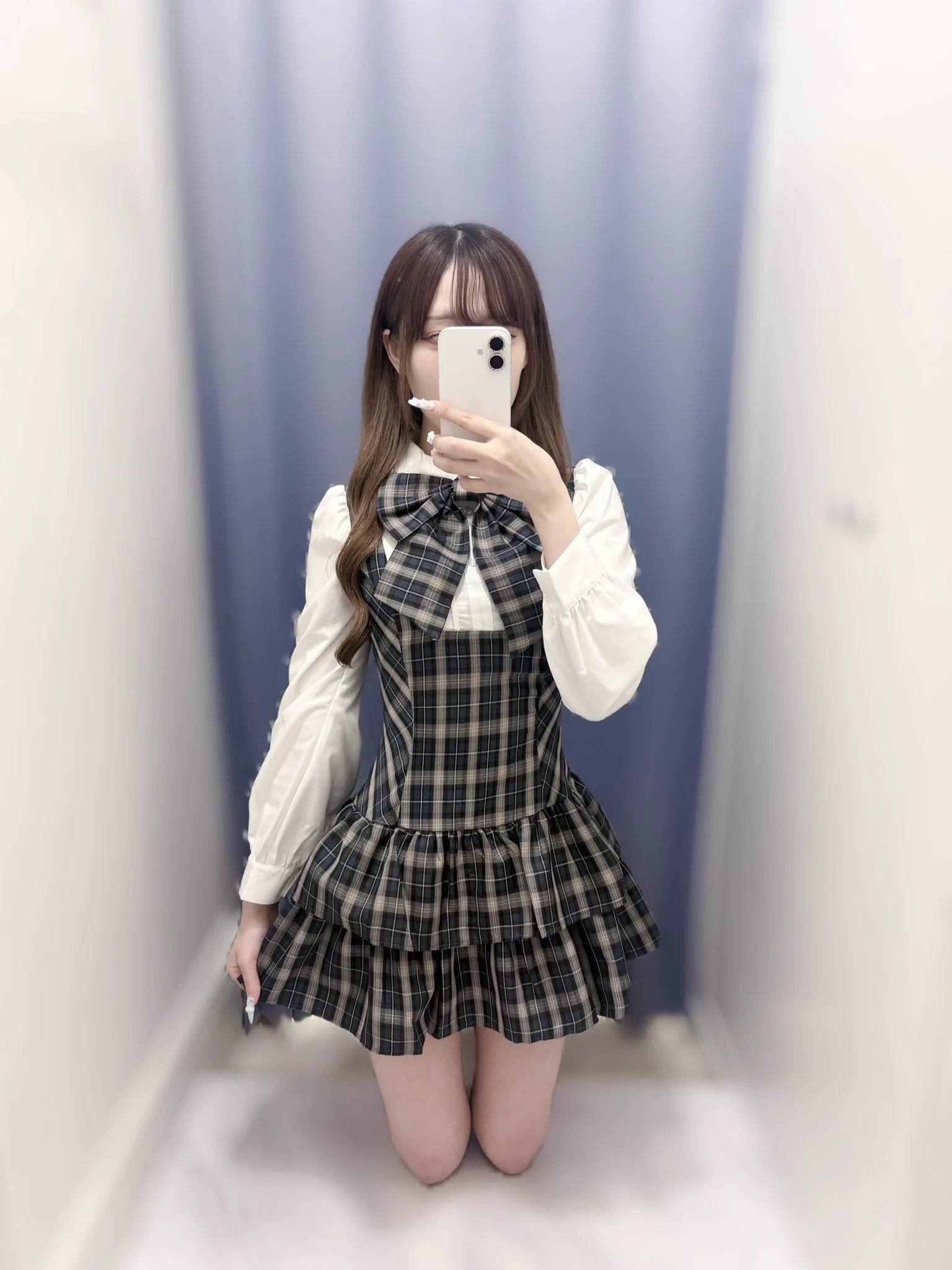 evelynリボン柄 ティアードワンピース evelyn on X: 