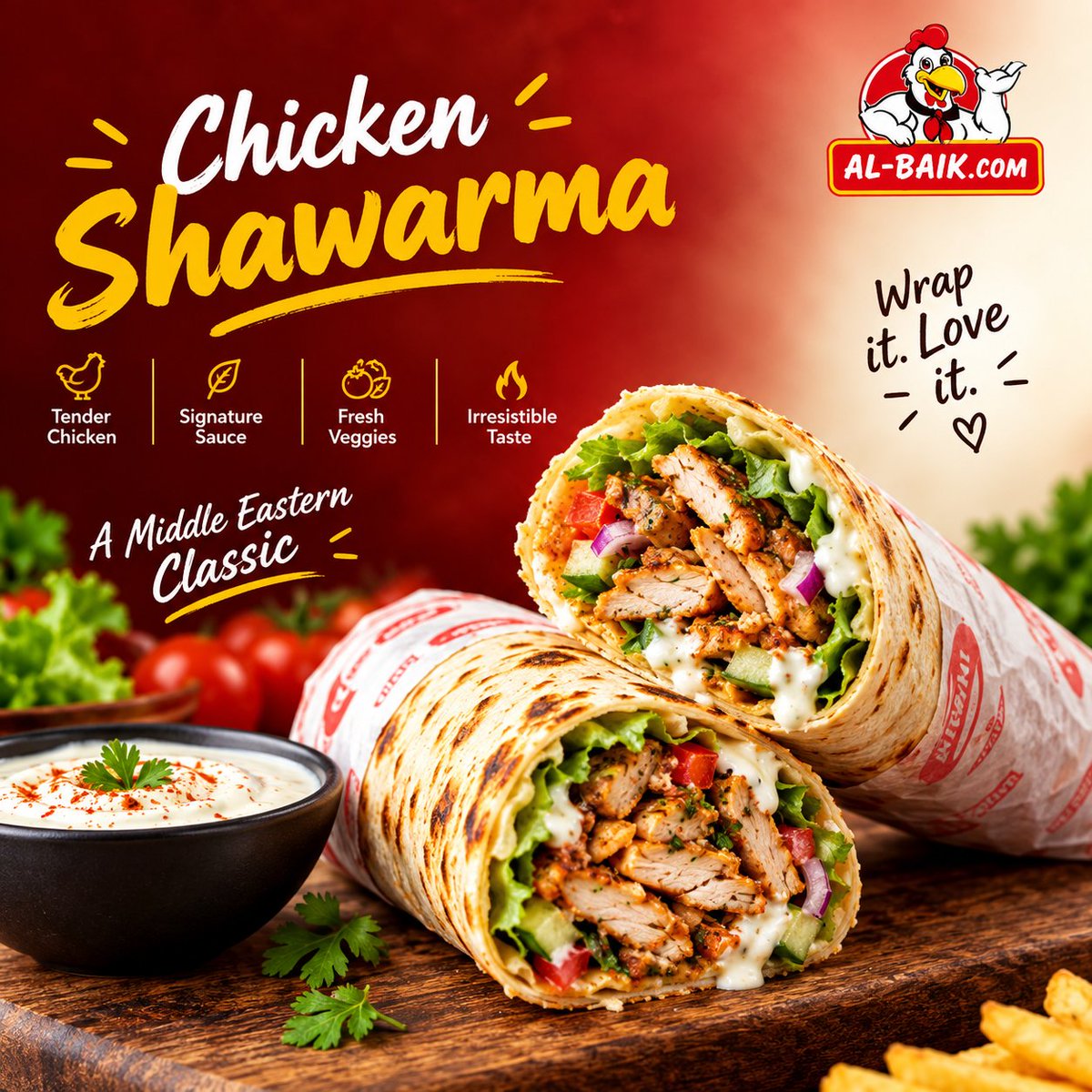 albaiks786's tweet photo. 🌯🔥 Juicy chicken + fresh veggies + creamy sauce = Shawarma perfection! 🤤
Wrap it. Love it. Repeat it. ❤️
#ChickenShawarma #AlBaikIndia #AlBaik #ShawarmaLovers #Foodie #FoodCravings #ChickenLovers https://t.co/e5kdQNZiYE