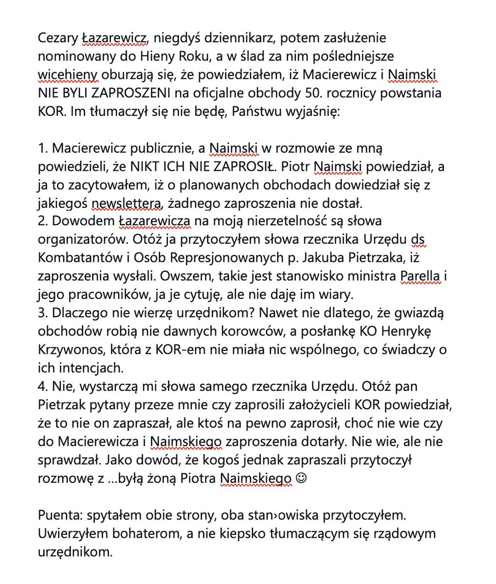 wina_Mazurka's tweet photo. Długie, ale rzućcie okiem. https://t.co/2IcBUewhiN