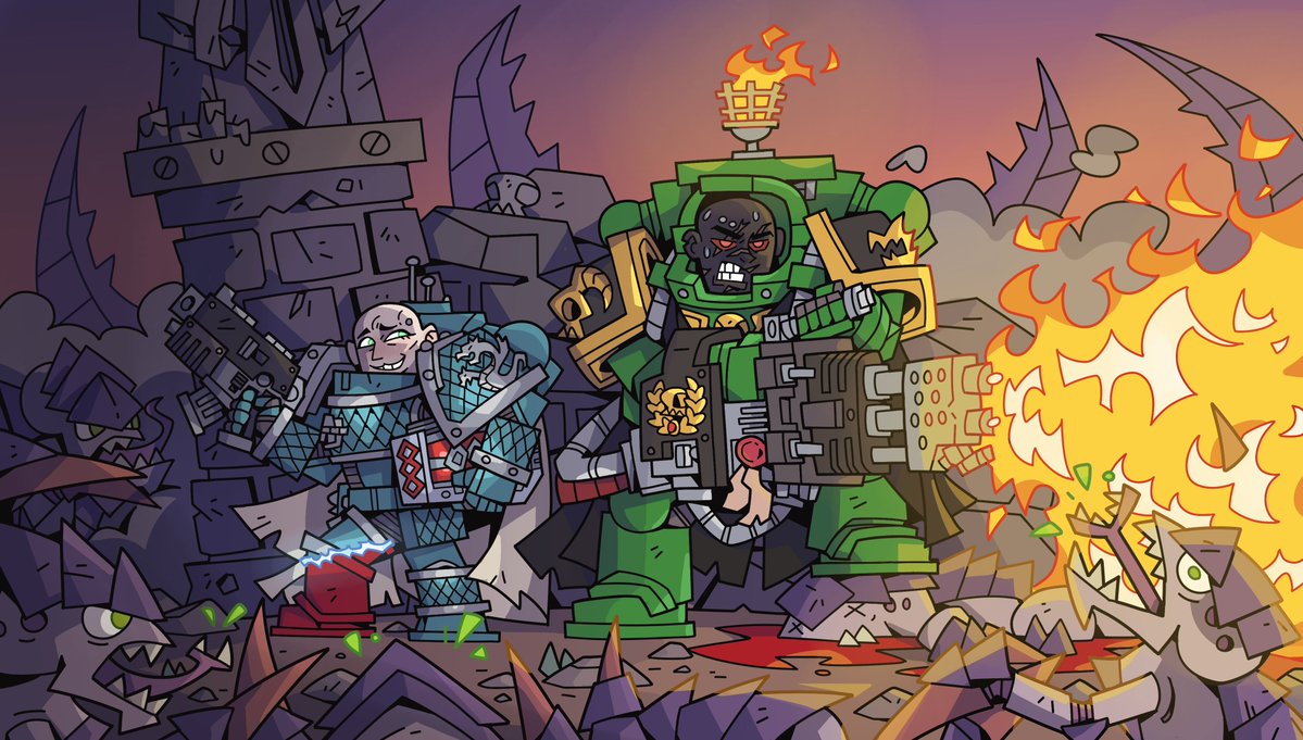 AronROZ's tweet photo. Oc's in Chunky Style
commissioned by : @Damien_V_Grimm 

#40k https://t.co/z1u2hy2LkP
