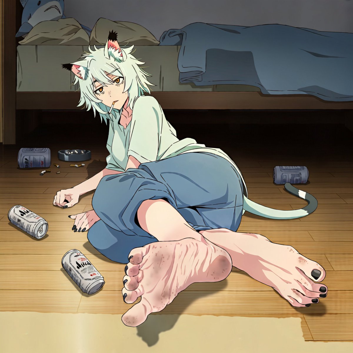 ntxhs2026's tweet photo. Yani Neko | Chainsmoker Cat
吸烟的坏猫
feet, 脚 #fetish https://t.co/ofveCQJU6V