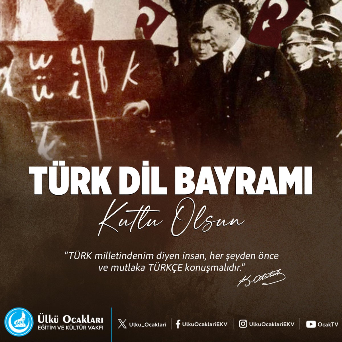 Ulku_Ocaklari's tweet photo. 26 Eylül #TürkDilBayramı Kutlu Olsun https://t.co/TKzXU2PW05