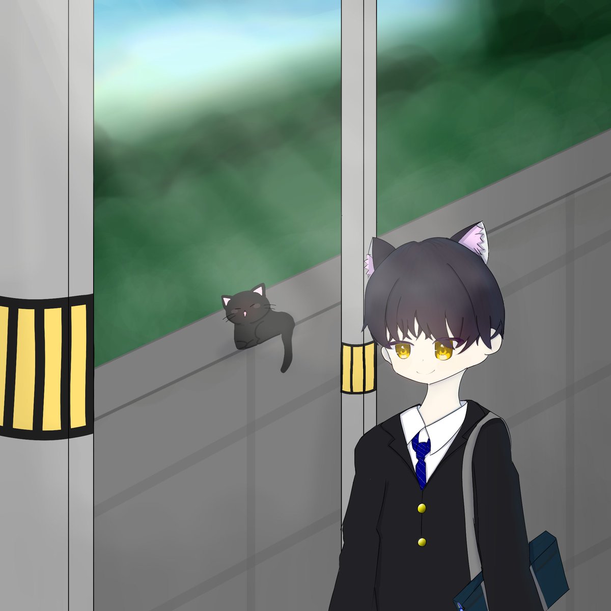 neika0211's tweet photo. クロ猫さん担当させて
いただきました!!
素敵な企画ありがとうございました!
下のタグから他の方の
神絵が見れますのでぜひ!!
#M社制服大作戦
#M社 https://t.co/OQ1LVx96SV