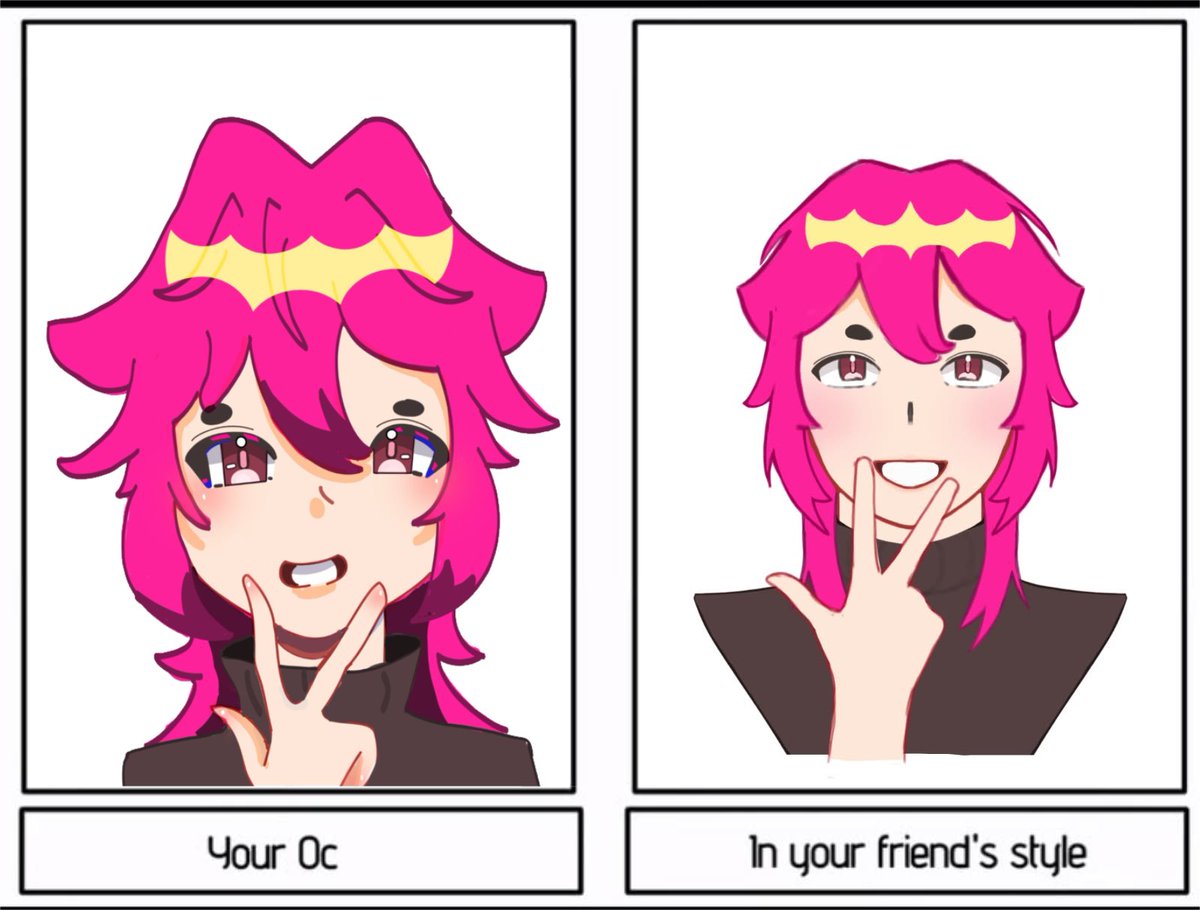 lynnn_human's tweet photo. Drawing trend w my friend
#trend #drawing #collab #oc #digitalartㅤ https://t.co/w9WOMbjhst