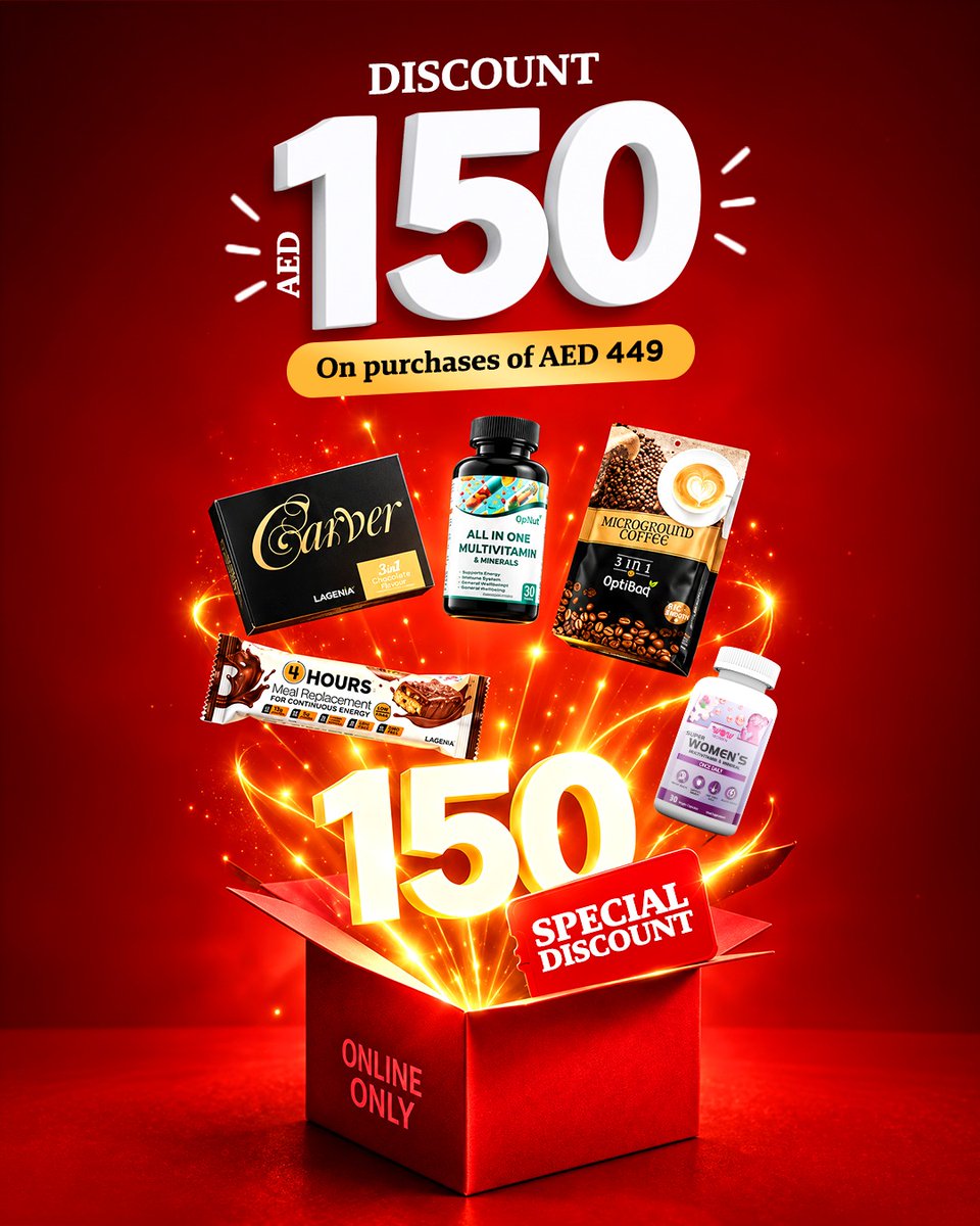 dnp2001's tweet photo. 🔥 Save AED 150 when you spend AED 449 — online only!
🔥 وفر 150 درهم عند التسوق بقيمة 449 درهم — أونلاين فقط!

https://t.co/eI7sIBXkcW 

#UAEDeals #OnlineOffer #SpecialDiscount #عروض_الإمارات #خصم #عروض https://t.co/qnVxHrnmY6