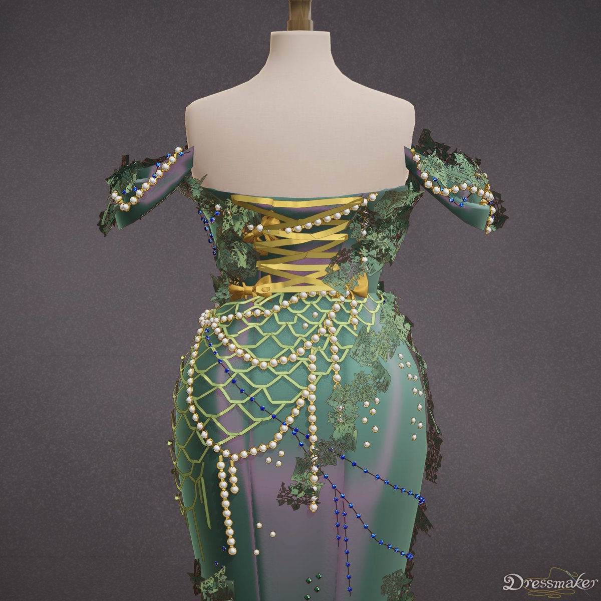 BunniesNikki's tweet photo. close up and angles of the mermaid dress!!
#dressmaker #cozylives https://t.co/MVQBF4Dcmj