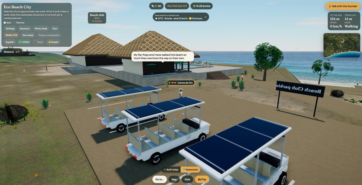 mrstartups's tweet photo. 🎮 We just built a VIDEO GAME of the real island where we’re building Eco Beach City.

Explore it here:
https://t.co/bMfJBOfLya
There are SECRET missions hidden inside 👀

🏝 Win free stays
✈️ Win flights
🏠 And yes… even a FREE HOME.

This is only V1.1.
Play it and tell me what we should add next 👇