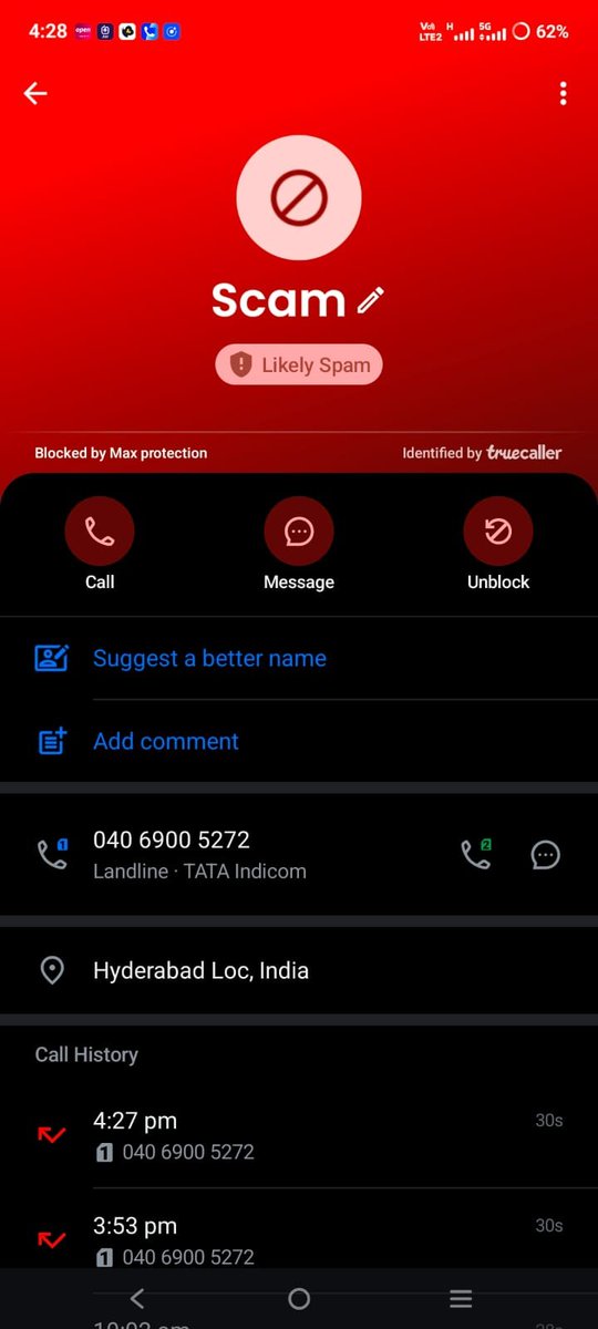Sreenivasansnr's tweet photo. @AxisBank 
I am being continuously harassed by your recovery agents through repeated calls from Axis Bank . Kindly look into this matter and take appropriate action at the earliest. Please ensure that such repeated calls from this number are stopped immediately. https://t.co/qEDd5EEmXi