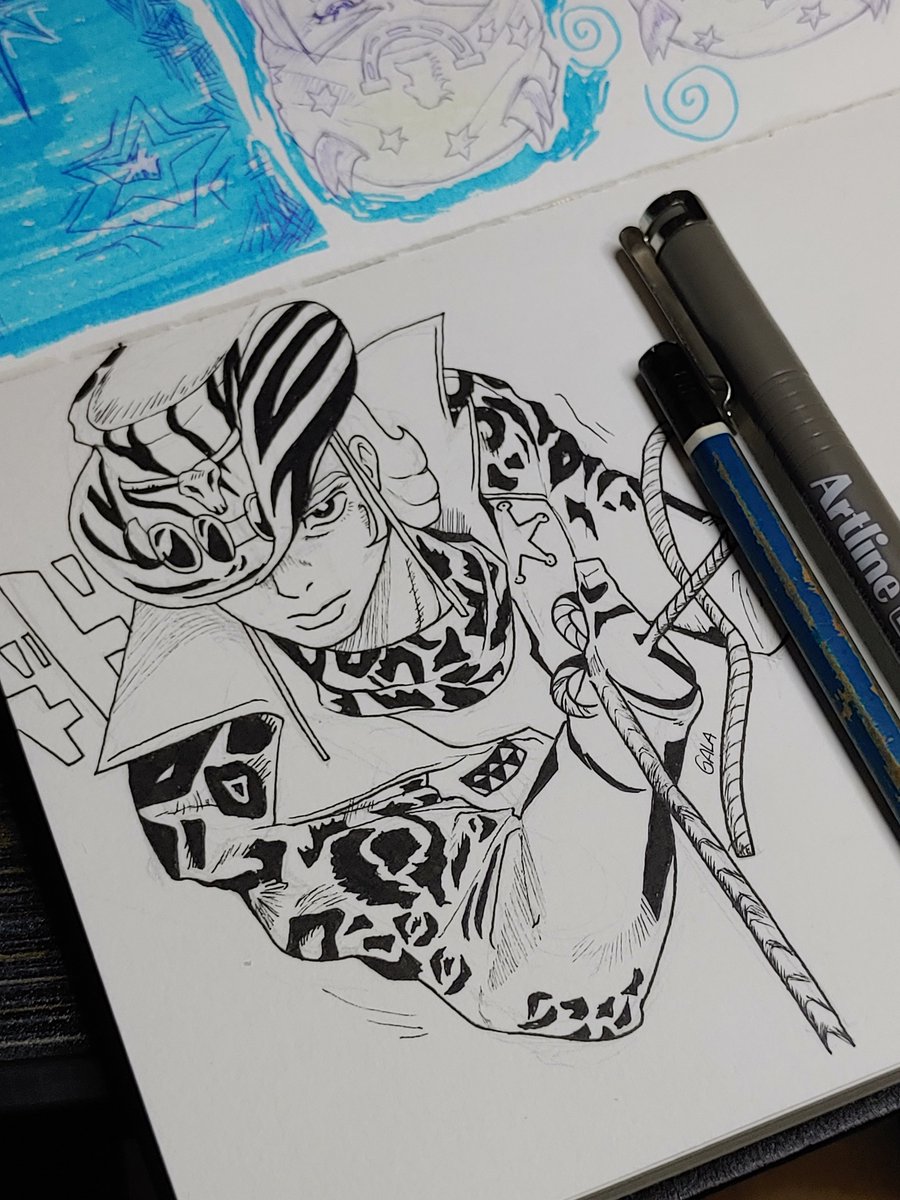 galadoesart's tweet photo. kinda lazy to do digital so went back on to my roots for the meantime xd
.
.
.
#artph #artmoots #traditionalartist #mountaintim #steelballrun https://t.co/uTfFbYvNJ3
