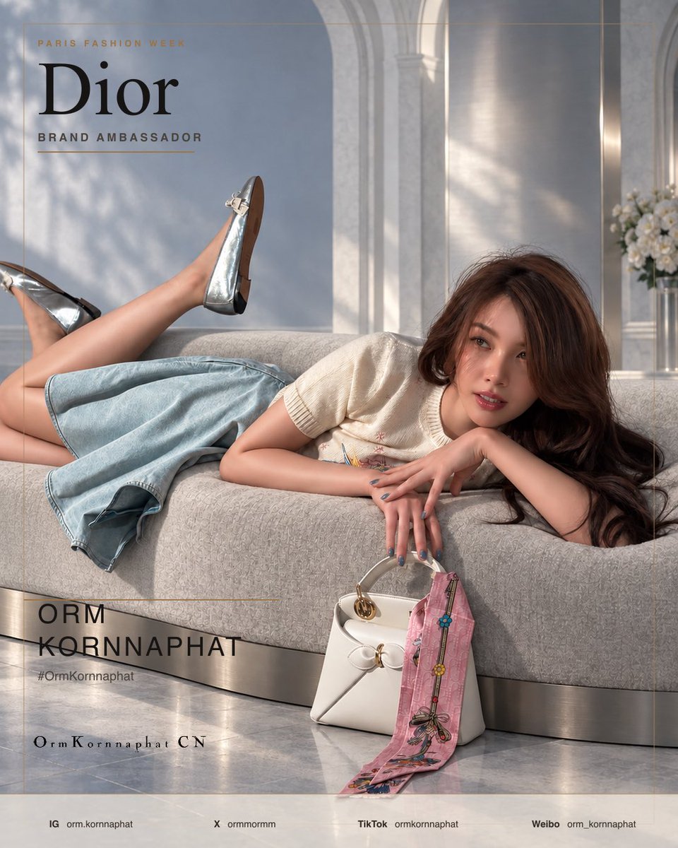 OrmKornnaphatCN's tweet photo. Orm Kornnaphat's PFW IG post promo posters ✨💫

You are welcome to use these posters to tag on IG and share on all platforms as well. 🤍

📸 Step 1: Post Orm’s Dior photos on your IG feed

✍️ Step 2: Add your caption of support
#OrmKornnaphat #Dior
#DiorSummer27 #PFW

🔖 Step 3: Tag the account in below
@ orm.kornnaphat
@ dior
@ alineds75 
@ utzpeter 
@ jonathan.anderson
@ parisfashionweek

@ormmormm @Dior