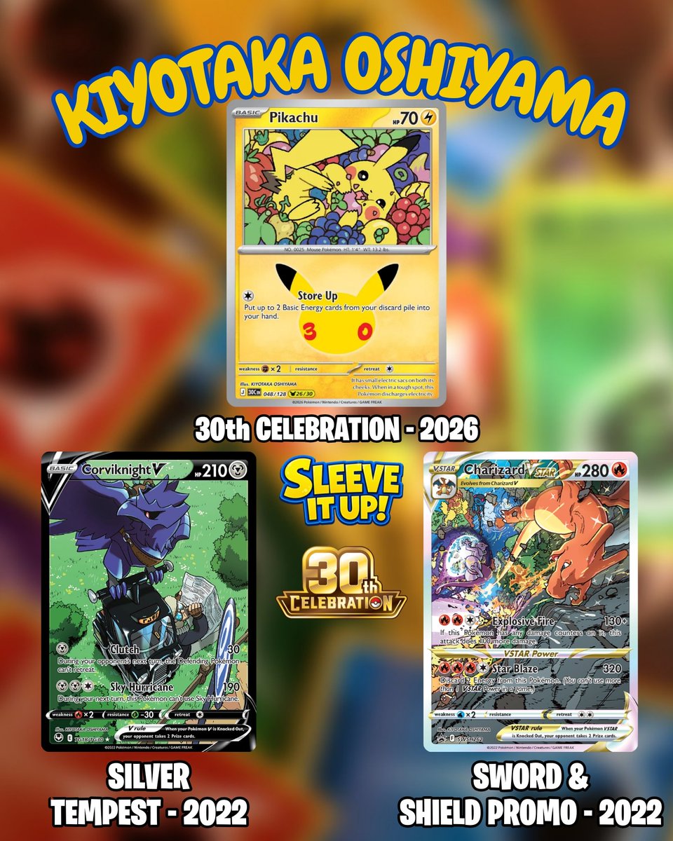 SleeveItUpTCg's tweet photo. Kiyotaka Oshiyama
A POWERHOUSE animator, who has worked on Chainsaw Man, The boy & the Heron, Look Back and more.
One of the greatest artists in the game.
Look at that Zard!
27/31
#KiyotakaOshiyama #Pokemon #Pokemon30 #PokemonCelebration #Pokemon30th
#30thPikachu #PokemonArt https://t.co/MpSK8leMGe