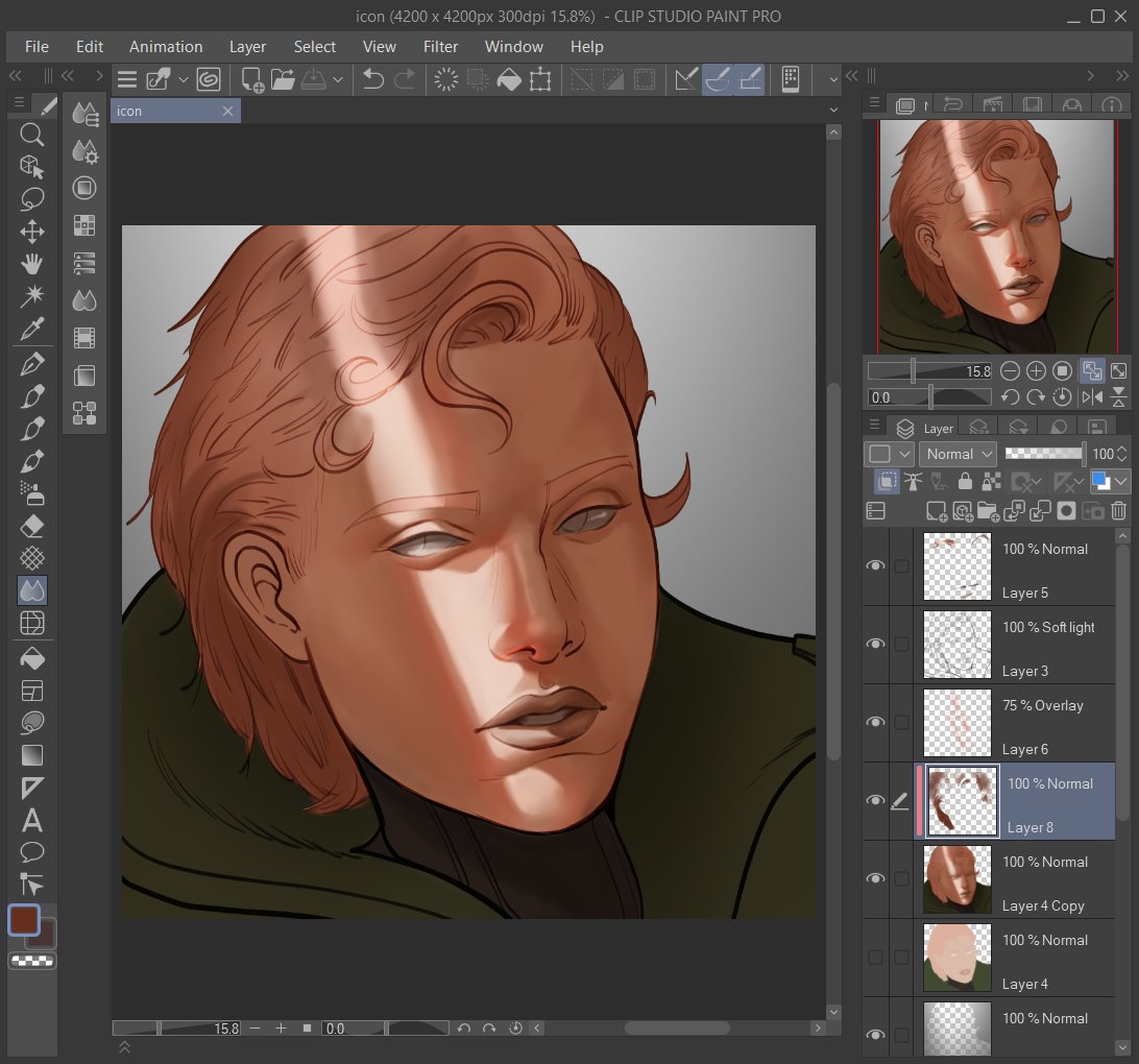 Booatarms's tweet photo. Lighting study sidequest (and finally making myself a Vera icon - been wanting too :33)
posting wip, then sleep because it is almost 4am ;3; https://t.co/Oyg8SpUzZU