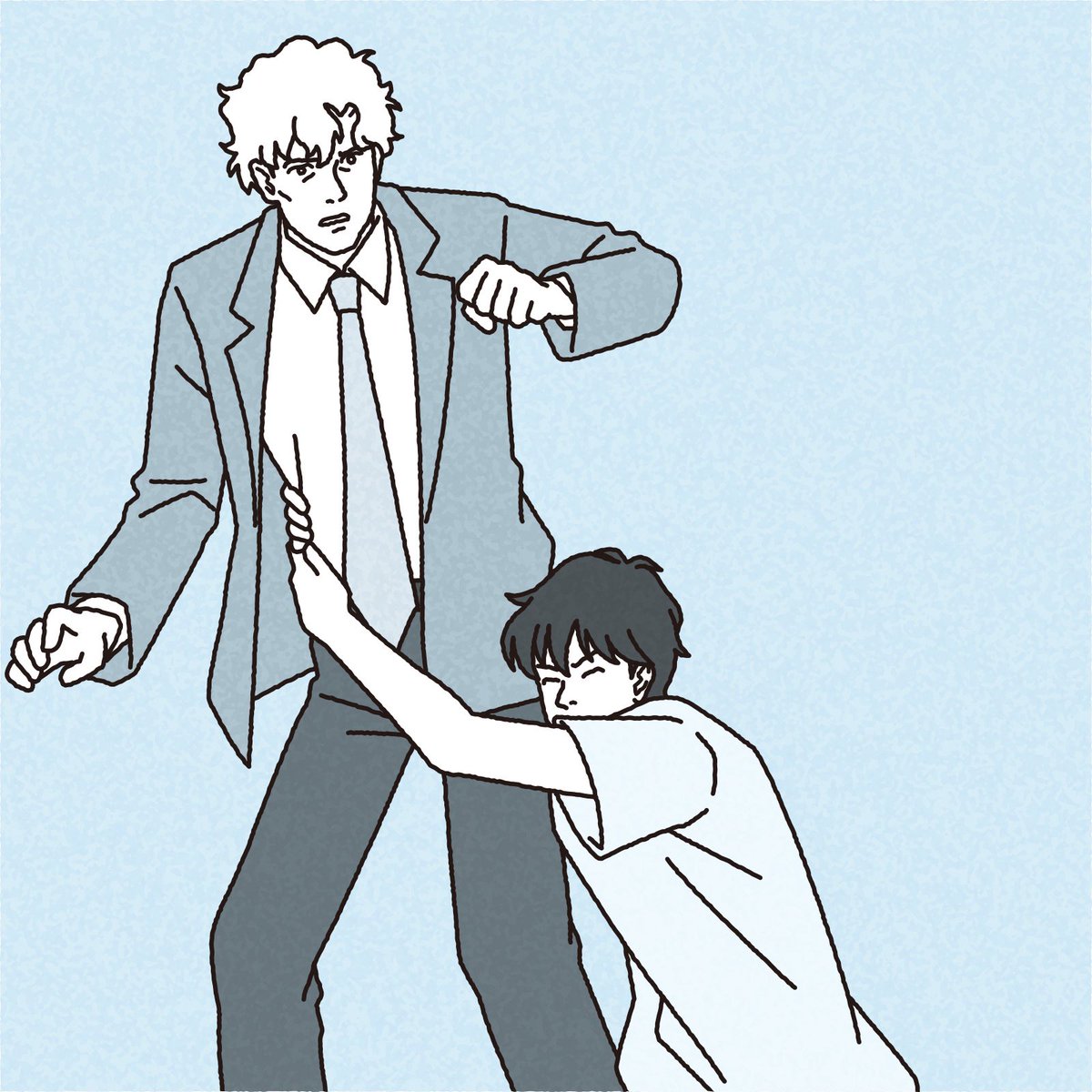 coonel_play's tweet photo. 第23話。アッシュを追跡しようとするチャーリーを阻止する、手負いの英二🥺

英二はアッシュの生きざまを「奇跡のような生」と言ったけど、英二もまた、アッシュと過ごした日々を全力で駆け抜けたと思うのよ…。 https://t.co/Q3KN8pGj3W