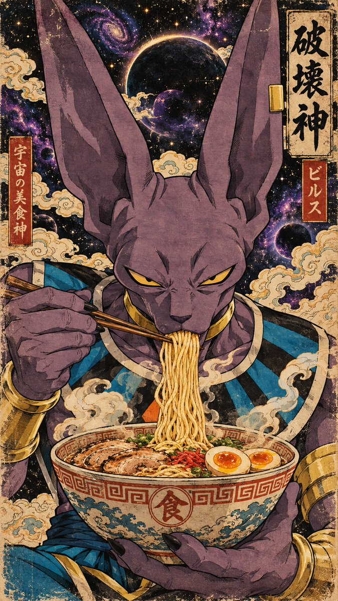 GuruWallpaper1's tweet photo. Dragon Ball ukiyo-e wallpaper https://t.co/uQASbo4zjn