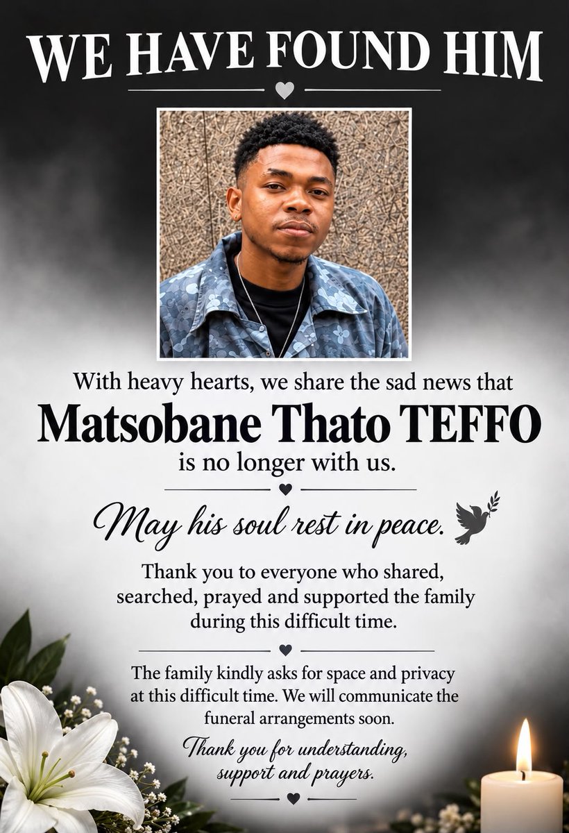 snatchgonza's tweet photo. #MatsobaneThatoTeffo it is well. Thank you family https://t.co/9khXGwXusI