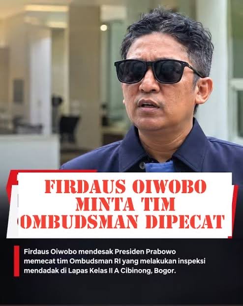 pak_erte92's tweet photo. Orang tolol satu ini malah minta tim Ombudsman yang sidak ke Lapas Cibinong untuk dipecat 😑

Betul-betul anomali. Sepak terjangnya selalu berlawanan dengan akal sehat manusia.

Sebegitu ngebetnya dapat jabatan kah, wahai jelmaan setan? https://t.co/kImGNWnsHn