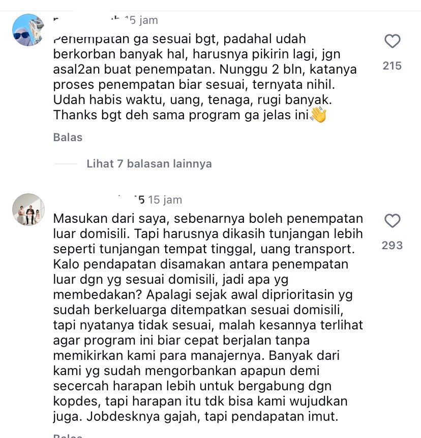 itszweedy's tweet photo. Postingan dan isi komentarnya pada protes semua 😅😅

Pada protes gaji kecil dan penempatan yang katanya ngawur, jauh dari domisili dan kayanya banyak yang bakal ngajuin putus kontrak, terus itu yang bakal ngisi bangunan yang kosong siapa? 😅 https://t.co/sVmItev68X