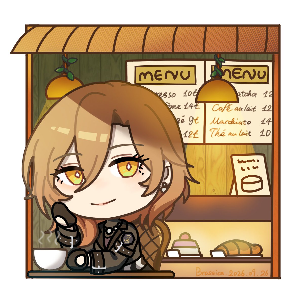 Brassica_Chou7's tweet photo. Let's grab a coffee and chill out on a lazy Sunday afternoon with no overtime work! #Kuchiba #hsr https://t.co/C7BAmc4mdf