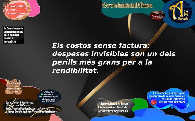 serveis38965's tweet photo. i els pilons de papers pendents de gestionar o la manca d'agilitat en son un gran exemple.
Amb #FeinesAdministrativesADemanda de #SolucionsAi4 guanyeu #Eficiència i #ActitudProactiva https://t.co/dYrQnHVqyk