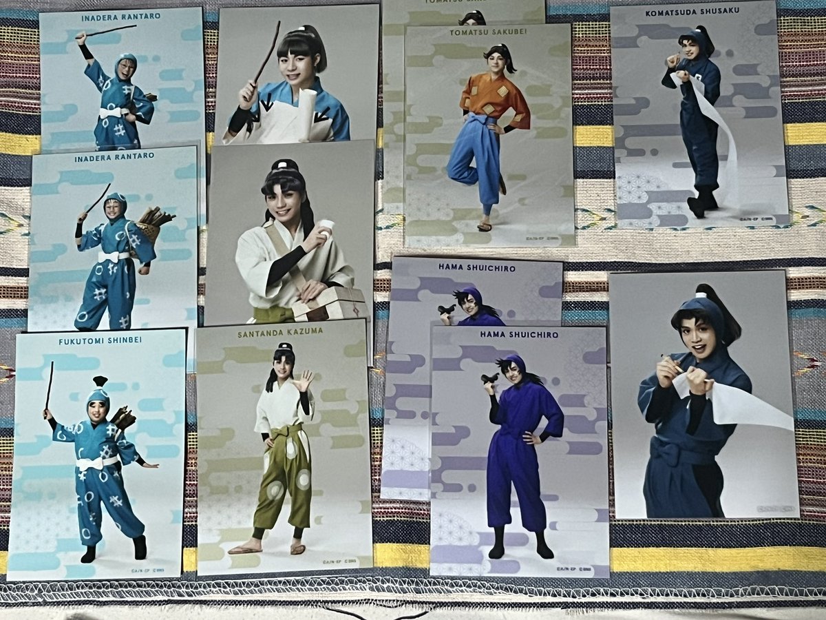 yingzhou_'s tweet photo. ミュージカル/舞台忍たま乱太郎 忍ミュ 忍ゲキ トレーディングブロマイド トレブロ　ランブロ

譲:画像参照
求:種類問わず利吉(ゲキのランブロ最優先、学園祭ぱしゃこれも可)>複数枚同士の場合、土井先生を含む交換も可

郵送にて

こちらからのお譲りが多めの比率違いもお気軽にご相談ください https://t.co/DPuwwCy86t