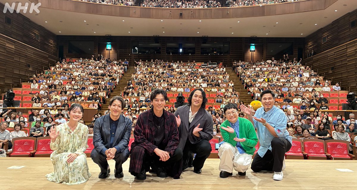 nhk_dosta's tweet photo. #土スタ 公開生放送 in和歌山🏯

公方様、十兵衛、高虎
#尾上右近 #要潤 #佳久創

３人を迎え
#豊臣兄弟 名場面を振り返りました✨

選ばれし“屁”
“脳筋マン”
“光秀と義昭の握手”

爆笑＆感動エピソード満載の１時間

#池松壮亮 #松下洸平

完全版は NHK ONEで配信中👇
https://t.co/Mhnnh29WCU https://t.co/iZAp5Bht9K