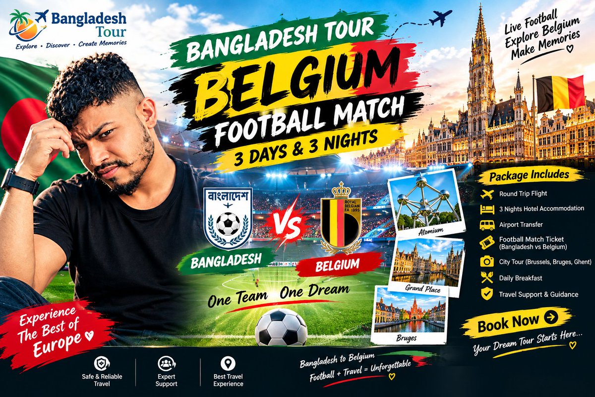 Alexplzl's tweet photo. 🇧🇪📷 **BNGLADESH TOUR BELGIUM  — 3 DAYS &amp; 3 NIGHTS** 📷📷 https://t.co/MQUiOzcPwl