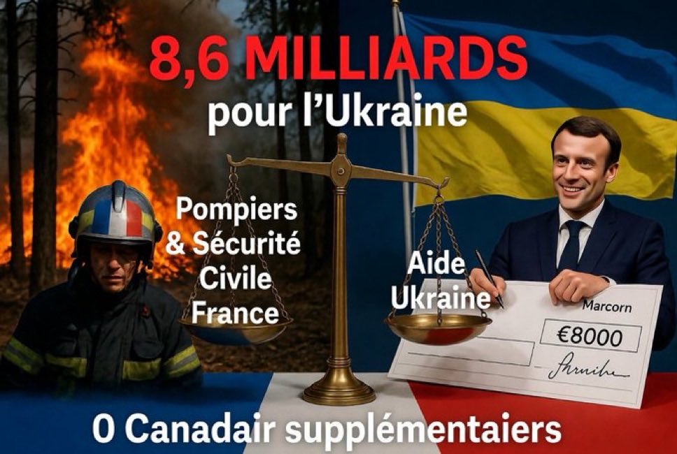 fiscal_hero's tweet photo. @ValerieHayer Pendant que « l’élite » dépensent des MILLIARDS pour un pays corrompu. 

En France on crève. 

Mais ils en ont rien à foutre. 

Précisons, que les milliards on les a pas. Le France brûle et la seule à chose à quoi il pense c’est de soutenir leur idéologie et leur idéalisme. https://t.co/8TpDgpgOh8