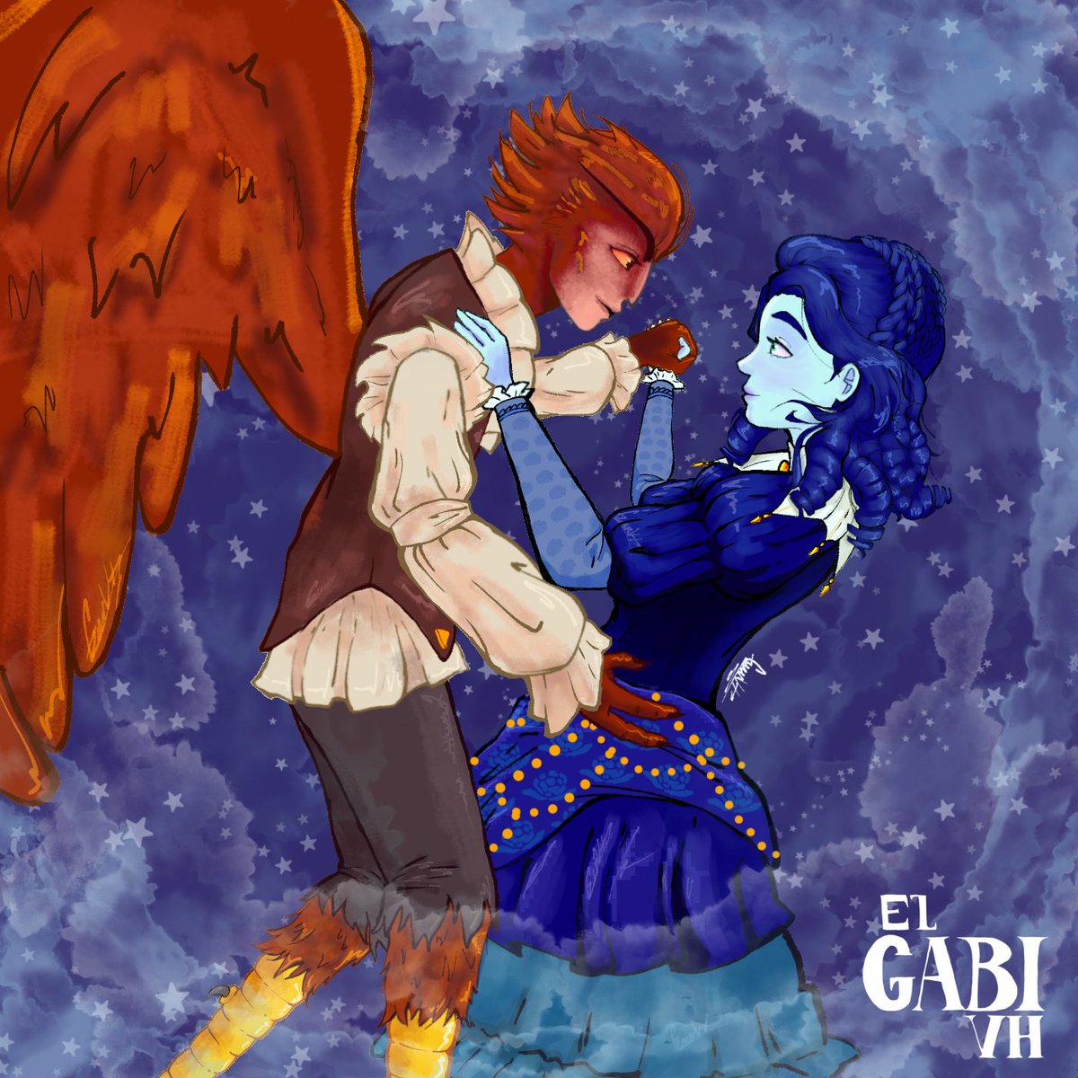 ElGabiArts's tweet photo. @Luna_fluf I don't know if you'd be interested in my style, I also do adult-oriented drawings. https://t.co/YzuvKdENal