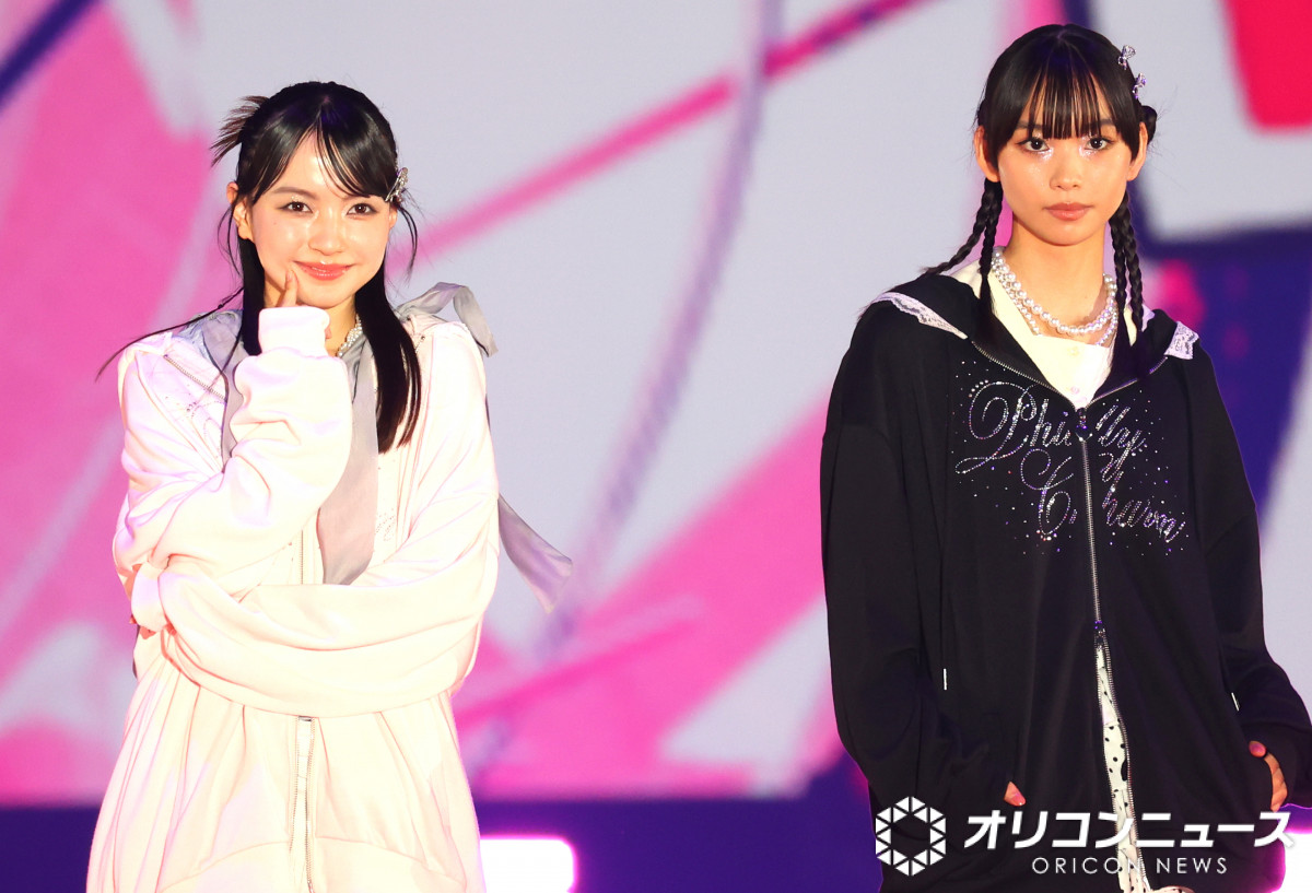oricon's tweet photo. 【🌷ガルアワ 26 A/W🌷】

『ガッチャード』ヒロイン・松本麗世
スポーティーな姿に✨️

河村ここあと仲良しハイタッチ
https://t.co/NyXfOTdCn5

＼フォトギャラ随時更新中📸🌟／
https://t.co/CZdMVSYGBJ

#ガルアワ2026AW https://t.co/9VUlI1lyCX