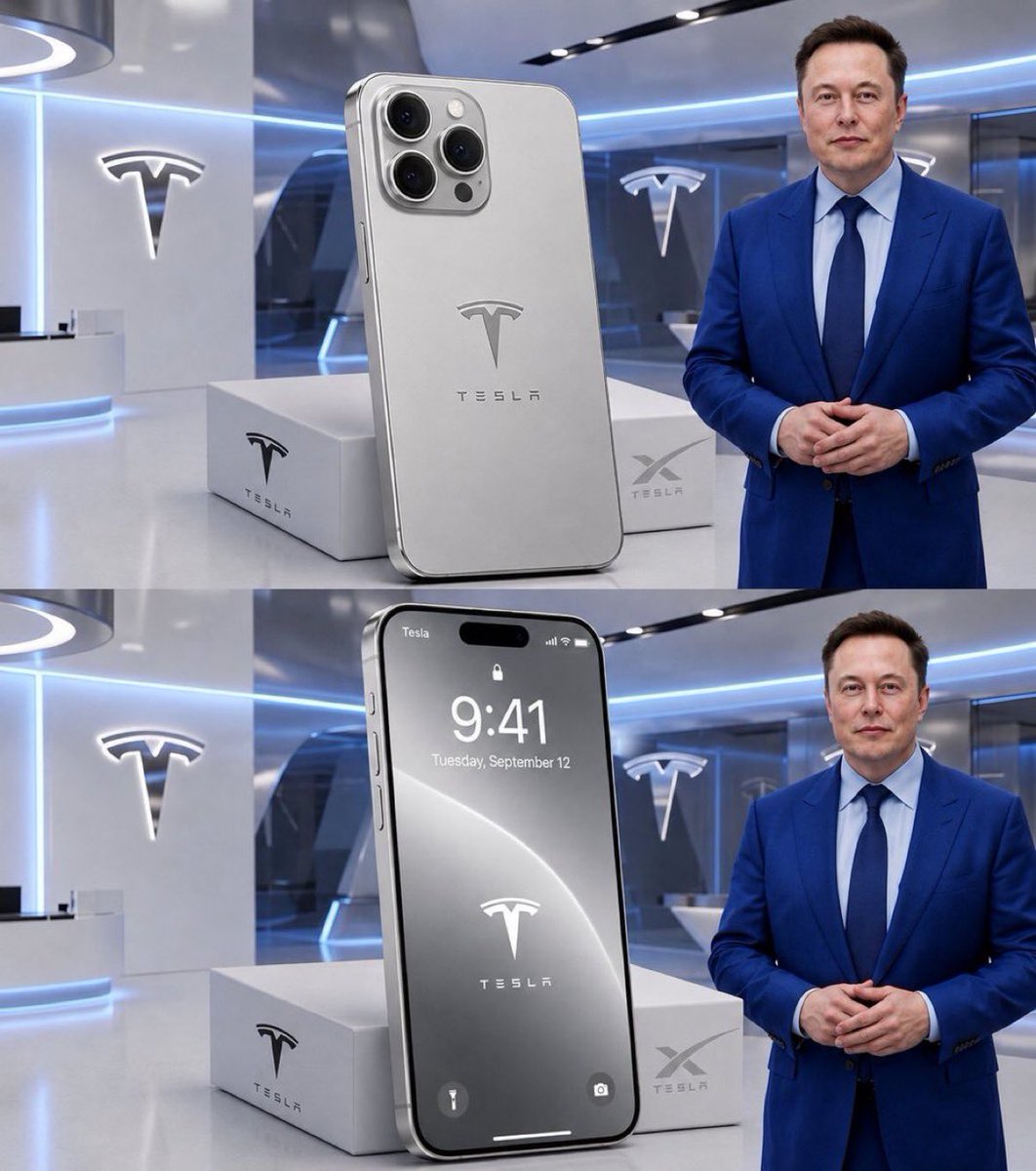 ElonCommenv1's tweet photo. If Elon Musk Offers you a brand new Tesla phone would you accept it?

A.Yes 

https://t.co/13o7MnYPQd https://t.co/xTLfETThTQ