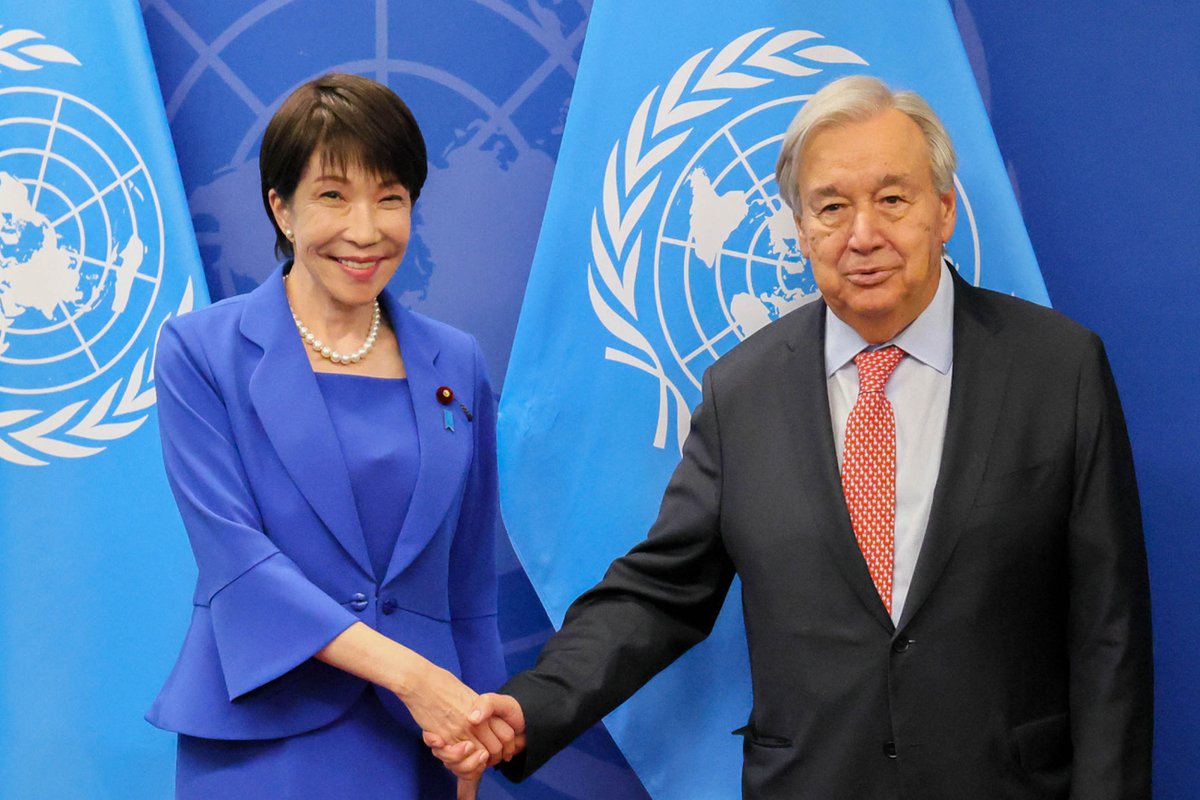 PressSec_JP's tweet photo. 先日の米国ニューヨーク訪問の際の写真をお届けします。 https://t.co/bMeTT6nUue
