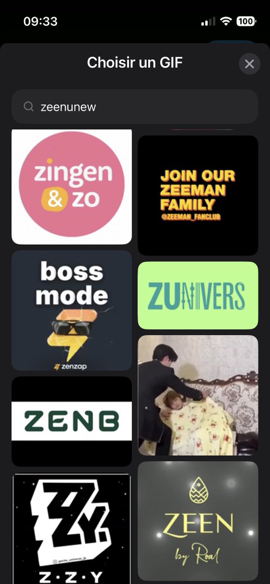 ChamallowNimbus's tweet photo. What’s going on ? Who did this ? 😭 I will write to Giphy’s support

In the meantime you can type znn instead of zeenunew

#ZeeNuNew https://t.co/dqQDrX0k39