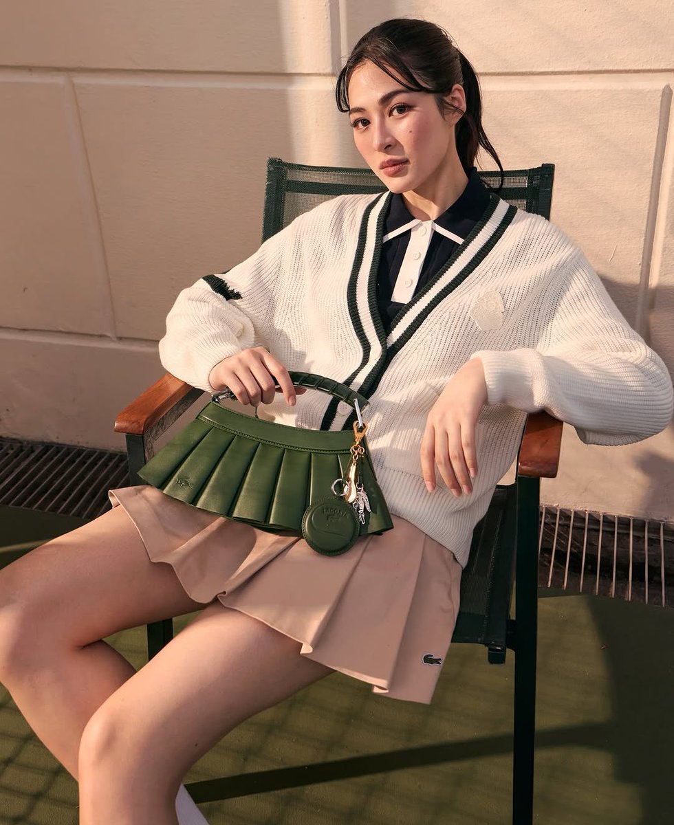 viraltakes's tweet photo. Sirilak Kwong looks court-ready in Lacoste via recent pictures. https://t.co/T1D7gUeKIE