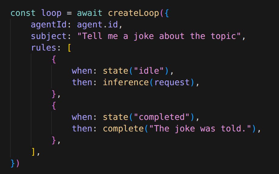 Mijuraaa's tweet photo. Agent loop. Loop engineering. Human in the loop. Feedback loop. Multi-agent loop.

There’s a reason “loop” keeps appearing in AI terminology: one of the hardest problems is controlling what one or more agents do next.

That’s why we’re building a rule engine for Mozaik. Rules let you control an agent loop using the current runtime state and the domain knowledge of the system you’re building.

You can pause, stop, or continue a loop; let an agent act autonomously; and change its strategy at runtime by adding rules or adjusting their priorities.

We’re building a sophisticated framework for multi-agent systems. Check out Mozaik: https://t.co/66MqyY0CgN