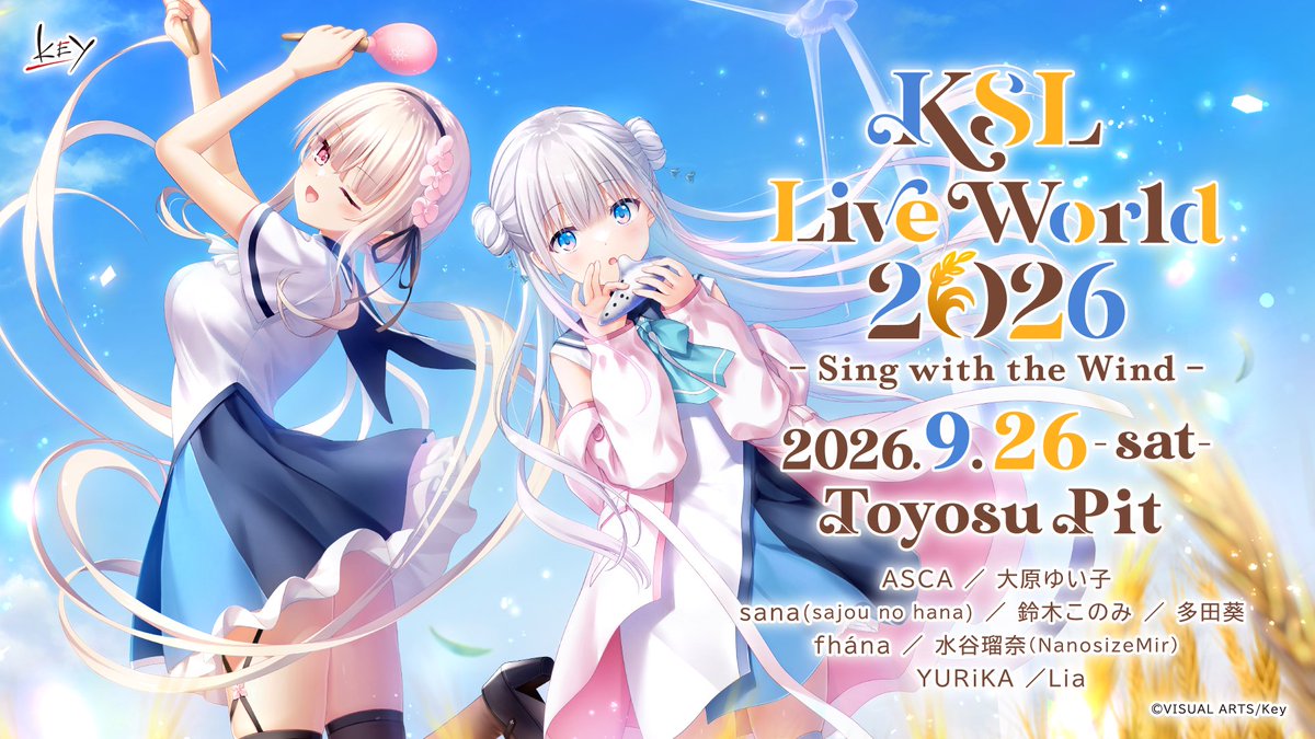 key_official's tweet photo. #KSL2026
開演まであと10分！

配信チケットもご用意していますので、ぜひ一緒にお楽しみください！

▼配信チケット販売中
https://t.co/hJjytfN2Ca https://t.co/hW8jWl75RL