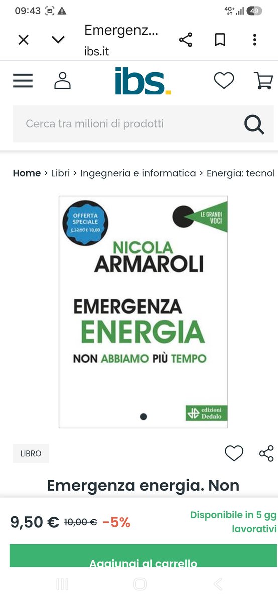 simoneb57's tweet photo. @Greenreport_it @Greenpeace_ITA @Kyoto_Club @Legambiente @WWFitalia Un impianto fotovoltaico da 6kw viene installato in 3 giorni con un costo di 10.000 euro e il mio produce circa 7 megawatt ogni anno!!! L'ultima centrale nucleare fatta in Francia è stata realizzata in 17 anni. Leggetevi questo https://t.co/jOErYbcnxx