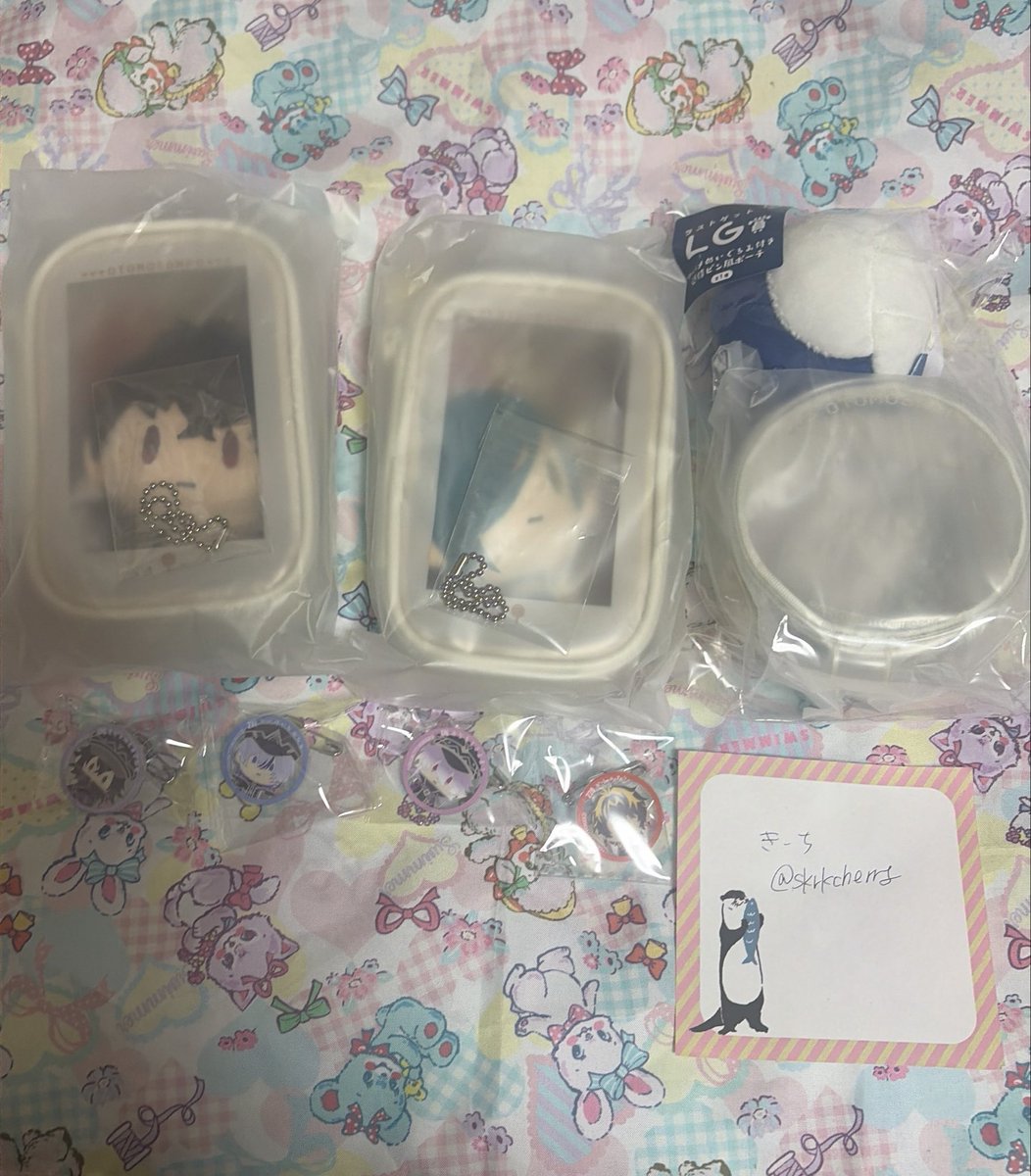 skrkcherry's tweet photo. 【交換】フリューくじ 刀剣乱舞 御伴散歩 ぽちくじ

譲）A賞 青江 肥前
Ｃ賞 姫鶴 信濃
Ｅ賞 水心子 清麿 大慶 火車切 
ラストゲット賞

求）A賞 長義
D賞 山姥切国広

都内手渡し、刀ミュ愛知 10/7.8、凱旋期間手渡し、郵送

難しいかと思いますがよろしくお願いいたします。
長義優先 https://t.co/luO0Qk64Ry