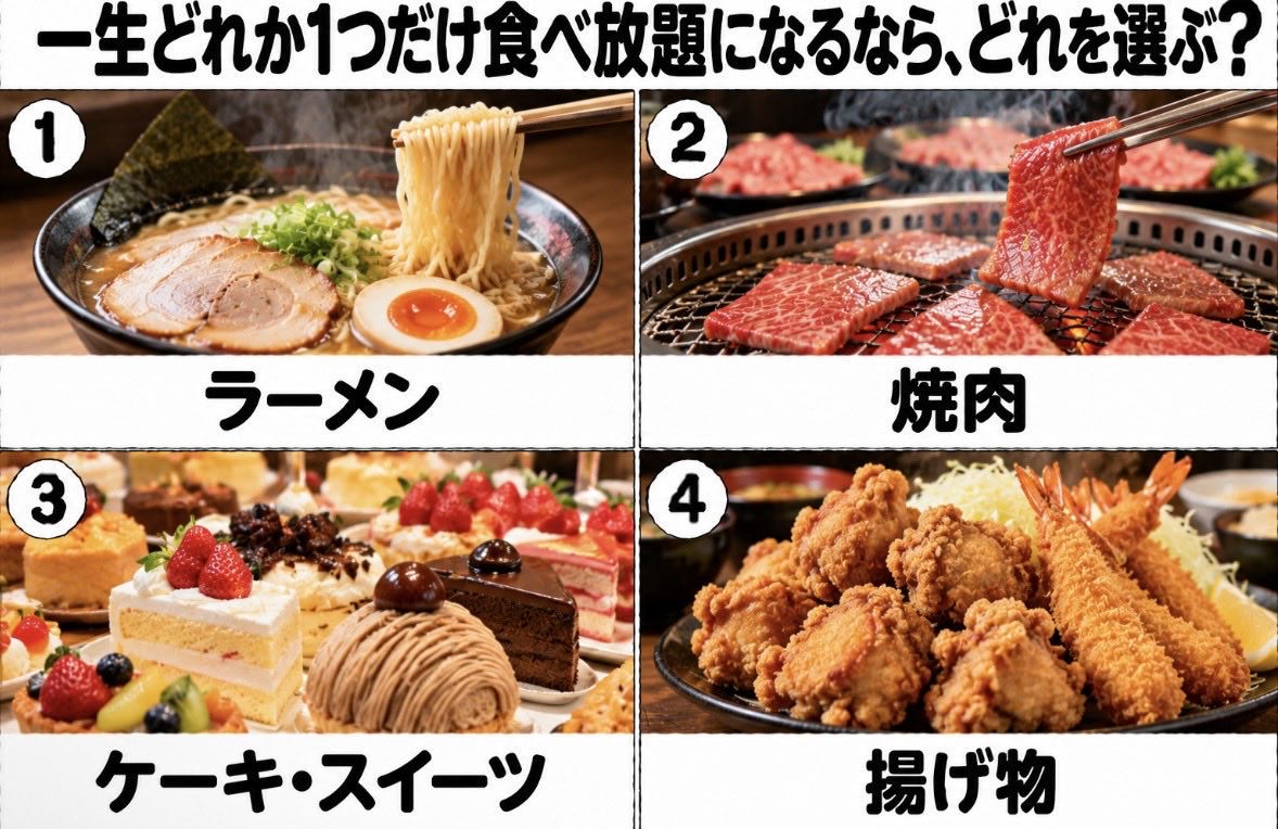 2hhpy's tweet photo. みんなならどれを選ぶ？ https://t.co/IV0DItEUgr
