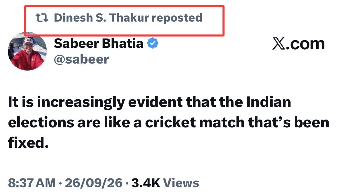 VijayGajeraO's tweet photo. CJI Suryakant is a good friend of America @sabeer, who made a cockroach comment!

American Dinesh Thakur-funded cartel has made a CJP.

Now both of them are attacking the CEC.

Why do I feel that a good friend of Sabeer started the fixed match? https://t.co/054HgmDpBg https://t.co/FR249Pxb4j