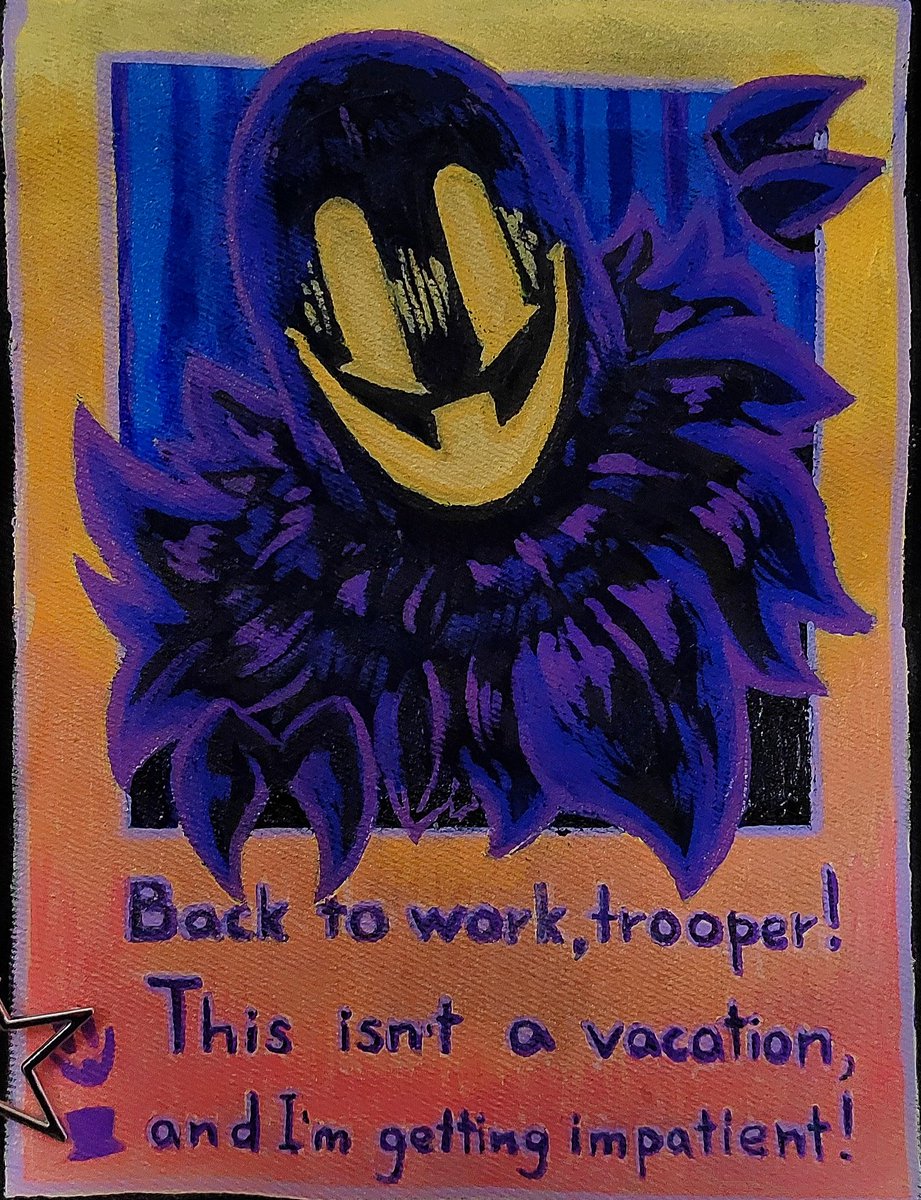 kameomia's tweet photo. I've got more acrylic markers on my b-day and it's was a start of my arts and crafts era
I love this loud-as-hell ghost

#AHatInTime
#AHIT
#TheSnatcher
#Snatcher https://t.co/pOBNjVQIwq