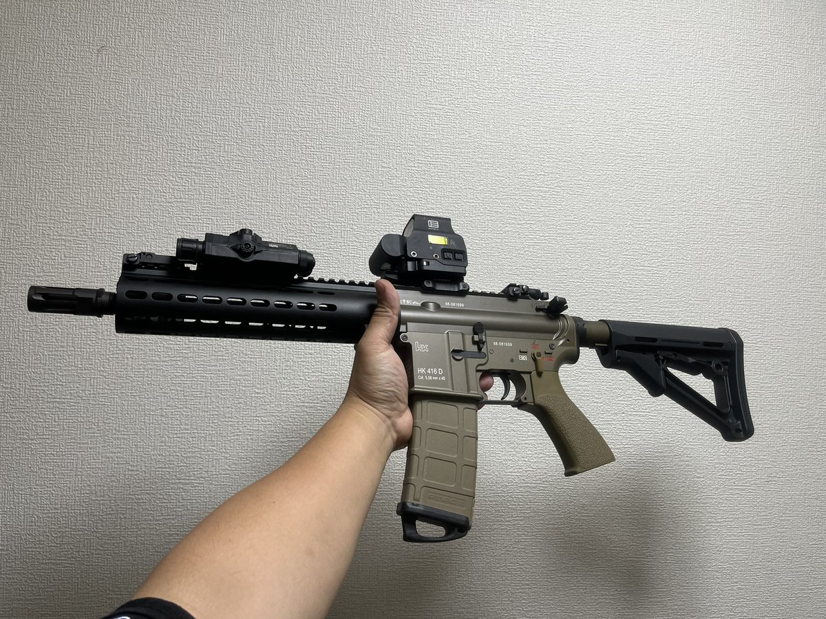 DK_baseball11's tweet photo. hk416デルタカスタム×MFRハンドガード https://t.co/QIx9PpSD8u