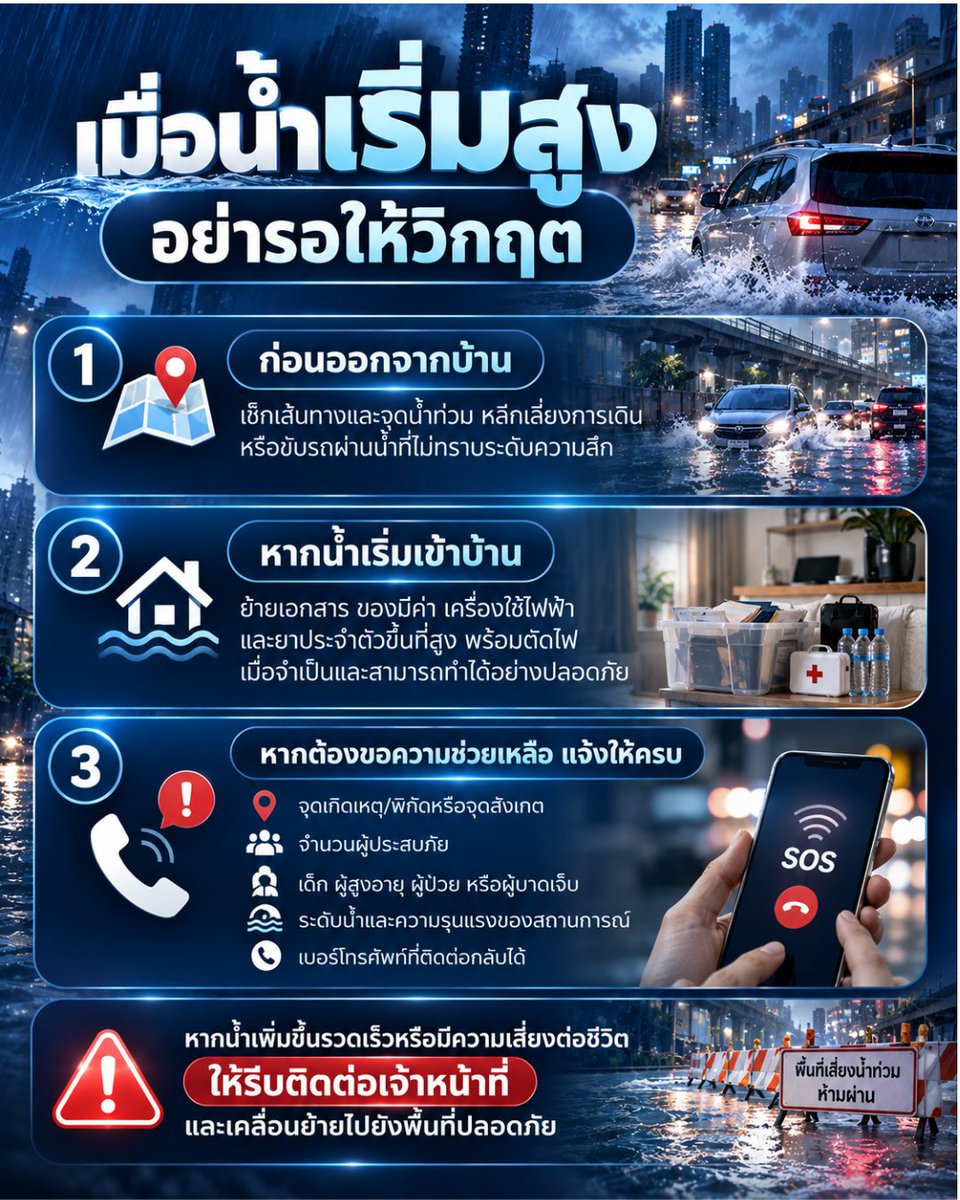 mysuperclinic's tweet photo. ฝนหนัก น้ำท่วม อย่ารอให้เกิดเหตุแล้วค่อยหาเบอร์ฉุกเฉิน 🌧️🚨
สถานการณ์ฝนในกรุงเทพฯ ยังต้องเฝ้าระวัง 

ส่งต่อให้ครอบครัวและคนรอบตัวไว้ด้วยนะคะ

#น้ำท่วมกรุงเทพ #ฝนตกหนัก #น้ำท่วม #เบอร์ฉุกเฉิน #กรุงเทพมหานคร #เตรียมพร้อมรับมือน้ำท่วม https://t.co/EaR36nZNHW
