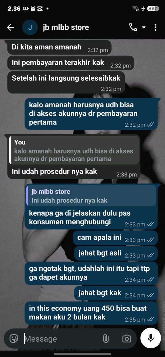 ellychannxu's tweet photo. tbtb chat kalo prosedurnya harus 300k akhirnya aku pinjem temen aku 150k buat ngeluarin, ini aja aku minta akunny ngemis² bgt :) udh gitu pas aku minta kode suruh bayar lagi, uang makan aku habis buat ini,, sumpah jahat bgt 
boleh minta tolong up ga guys dan kasi pencerahannya :) https://t.co/r3OPErhIpB