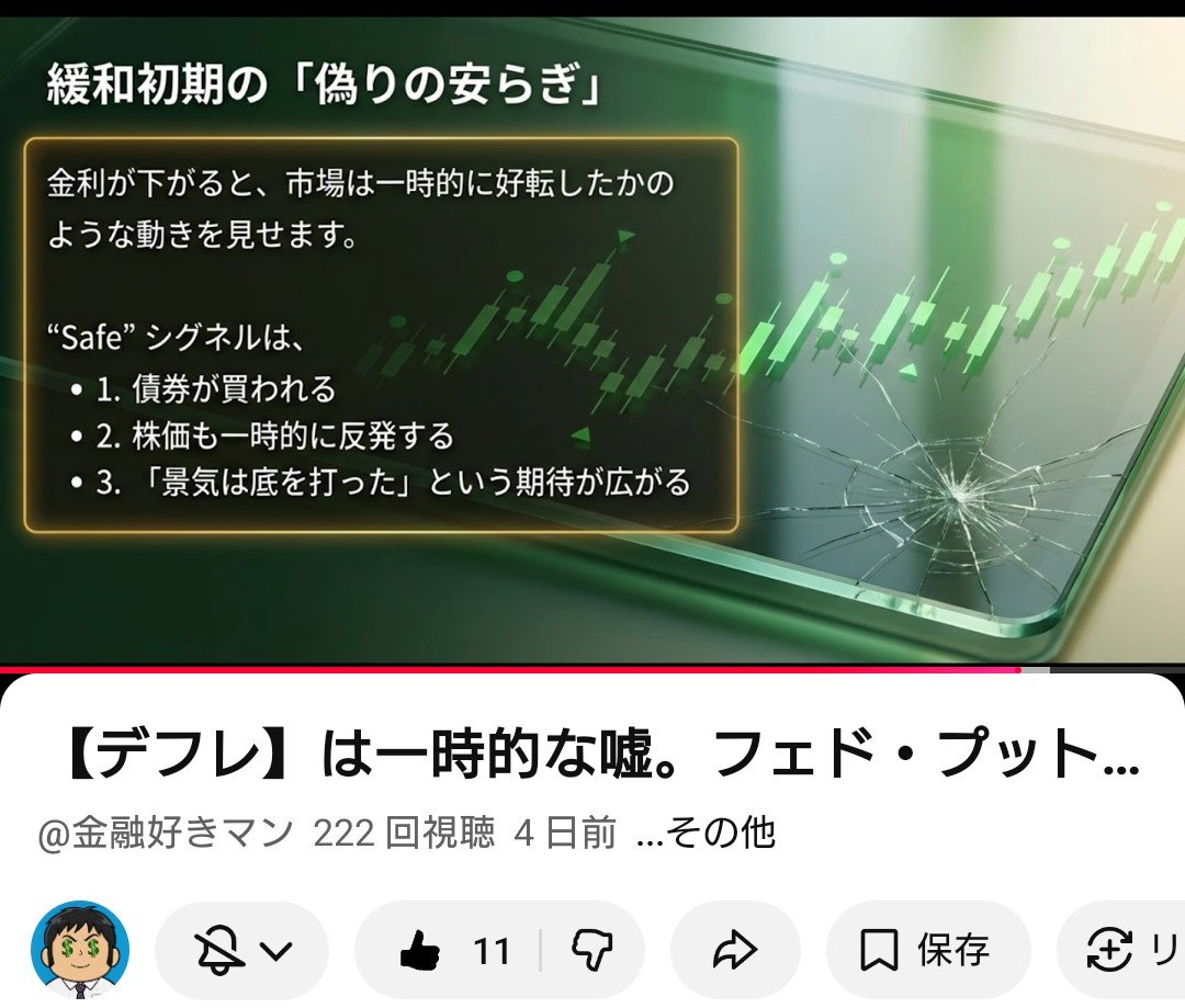 12Toriki's tweet photo. 日経、ビットコイン、日本国債、ドル円、住宅ローン、台湾有事、JGB、tmf

This is the exact situation where BOJ is currently sitting, and now it's Fed's turn.

How did you go bankrupt?
Two ways. Gradually, then suddenly.

-Ernest Hemingway https://t.co/9HX99FpnNl