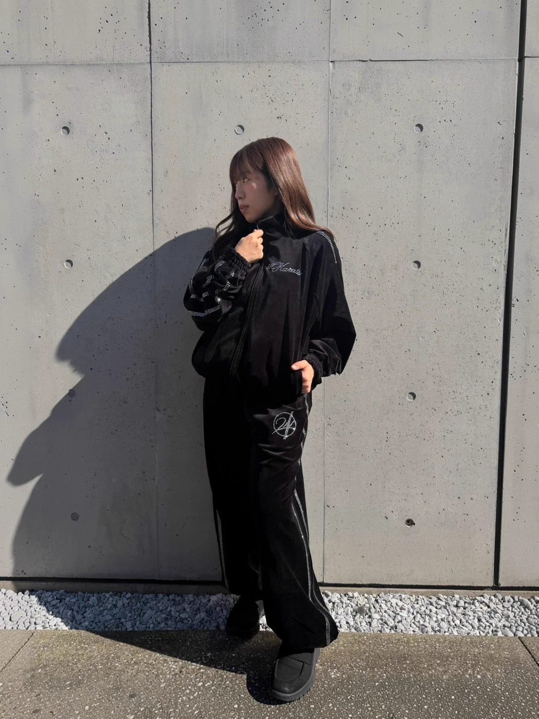 24karats ベロアジャージ セットアップ ブラック M VERTICAL_GARAGE on X: 