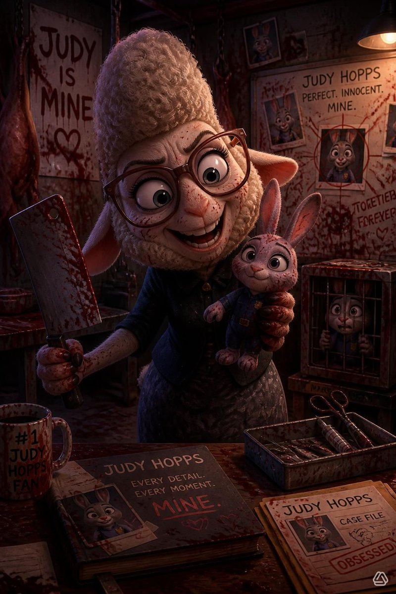 DanielHags45268's tweet photo. Zootopia crazy insane mayor bellwether https://t.co/3rRKvZxbd9