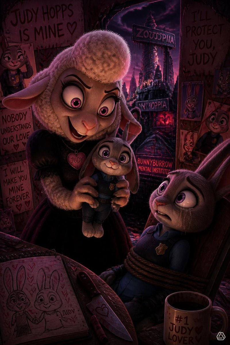 DanielHags45268's tweet photo. Zootopia crazy insane mayor bellwether https://t.co/3rRKvZxbd9