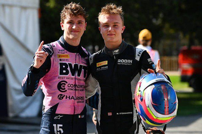 insidef2's tweet photo. A strong fightback secures Martinius Stenshorne and Rodin’s 1-2 in Baku 

#Formula2 #F2 #RoadtoF1 https://t.co/C9StJ4aI9R https://t.co/HJUFyopBYM
