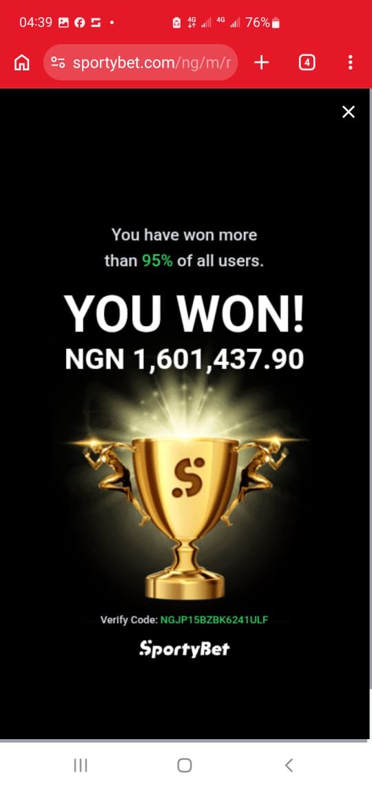 Wizard01000's tweet photo. To God be the Glory🙏🙏
We go again today!

Are you tired of losing money 

Follow me for low risk odds✅ https://t.co/gXl1MFDUGK
